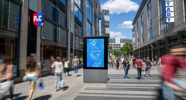 WallDecaux bringt Digital-Out-of-Home nach Dresden - Erstmals wird der öffentliche Raum in Dresden mit digitalen Screens ausgestattet - Foto: Wall Decaux