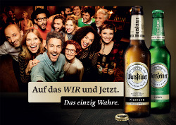 Grey startet Warsteiner-Dachmarkenkampagne - Seit Jahresbeginn wird die Warsteiner-Dachmarke bereits sukzessive auf das neue Corporate Design umgestellt.