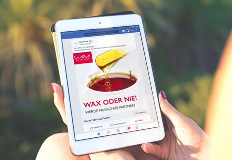 Interlutions pusht das Franchise-Business für Wax in the City - Mit unterschiedlichen Motiven spricht die Kampagne ein vielfältiges Zielgruppencluster an (Foto: Interlutions)