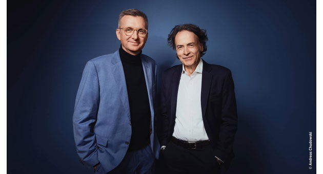 Zeit führt Print und Online zusammen - Jochen Wegner (links) und Giovanni di Lorenzo sind ab Juli 2025 gleichberchtigte Chefredakteure der Medien-Marke DIE ZEIT - Foto: Andreas Chudowski
