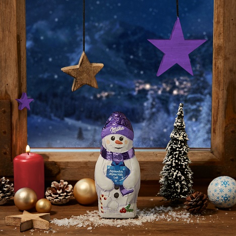 Milka und Influencer sorgen mit einem besonderen Adventskalender fr Weihnachtszauber (Foto: Milka)