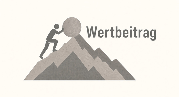 Content Marketing Forum vor Neuordnung: BCM wird eigenständig - An Sisyphus angelehnt: Das Logo der neuen gemeinnützigen Organisation Wertbeitrag - Foto: Wertebeitrag