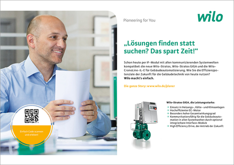 Pumpenhersteller Wilo startet seine neue Herbstkampagne mit Leitagentur Force -