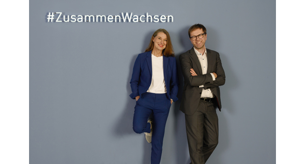 Marion Winkenbach und Jens Hagemann bilden das GF-Duo der DIN Media GmbH - Foto: DIN Institut
