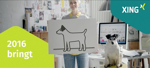 Xing und Pushh gehen mit TV-Kampagne ins neue Jahr - Xing stellt im neuen TV-Flight Wünsche für 2016 vor (Foto: Xing)