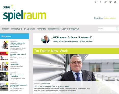 Xing launcht Themen-Portal für die Arbeitswelt -