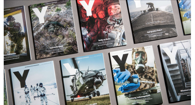 C3 verteidigt Bundeswehr-Etat - Seit 14 Jahren betreut C3 Creative Code and Content 'Y – Das Magazin der Bundeswehr' - Foto: C3