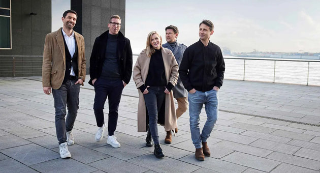 Yours Truly mit neuen Hauptgesellschafter - Das fünfköpfige Yours Truly-Management "wandert" zur Agentur-Gruppe FFW: Jannik Büchler, Meik Vogler, Birgit Vernunft, Tobias Hildebrand und Björne Vernunft (v.l.n.r.) - Foto: Yours Truly