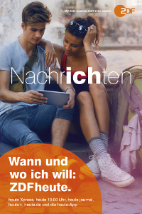 KNSK entwickelt Kampagne für die ZDFheute-Familie - ZDFheute-Kampagnenmotiv von KNSK (Foto: KNSK)