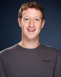 Mark Zuckerberg nimmt den Preis am 25. Februar in Berlin entgegen (Foto: Facebook)