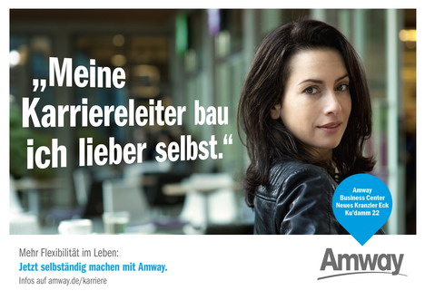 Die Botschaft rekrutiert für Amway -