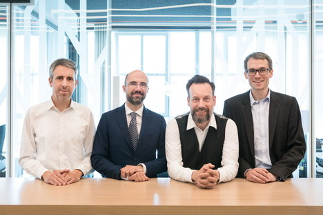 Knftiger Vorstand der antwerpes ag (v.l.): Jens Knoop, Thilo Klzer, Michael Vorbrink und Philip Stadtmann (Foto: antwerpes)