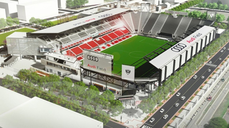 Audi erwirbt Namensrechte am neuen Stadion des US-Teams D.C. United - So soll das künftig Audi Field-Stadion aussehen (Abb.: D.C. United)