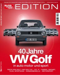 'Auto Motor und Sport Edition' zum 40. Geburtstag des VW Golf -