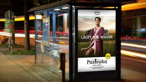 Amazon und BDA Creative begleiten Pastewka-Comeback mit einer Kampagne - BDA Creative bringt Bastian Pastewka im Rahmen der Launch-Kampagne zu seiner neuen Serie auf Amazon Prime sowohl in den OOH-Bereich als auch ins Fernsehen (Foto: BDA)