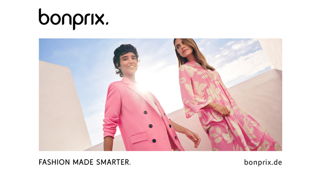 bonprix verpasst sich neuen Markenlook - Mit dem neuen Claim 'Fashion made smarter' startet bonprix im neuen Outfit in die Frühjahrssaison - Foto: bonprix