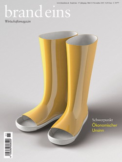 Cover des Monats November: 'brand eins' punktet mit Unsinn -