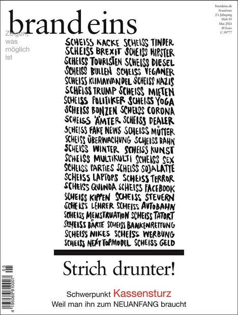 Cover des Monats: Der Neustart in 'brand-eins'-Manier trifft den Nerv der Jury -