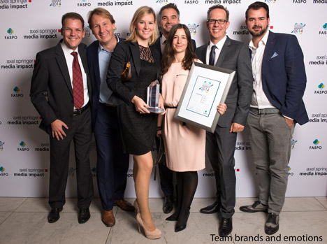 FASPO vergibt Internationalen Sponsoring Award und zeichnet die Agentur sowie den Newcomer des Jahres aus -