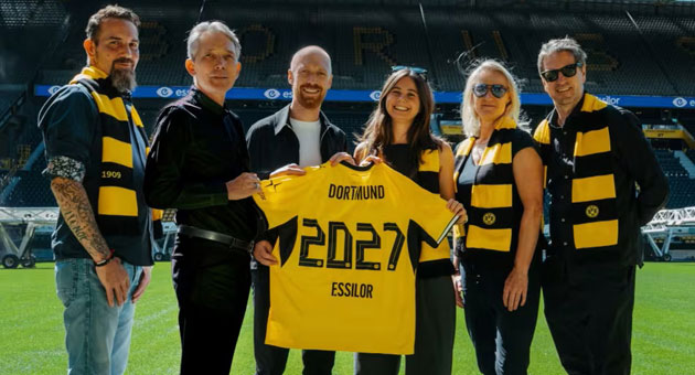 Essilor und BVB starten Zusammenarbeit - Essilor und Borussia Dortmund kooperieren für mehr Aufklärung zur Augengesundheit – Foto: Sportfive