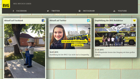 BVG engagiert GUD Grüner und Deutscher als neuen Kreativpartner - GUD entwickelt die BVG-Kampagne '#weilwirdichlieben' weiter (Foto: Screenshot)