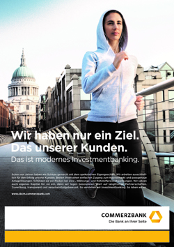 Commerzbank startet heute eine Werbekampagne zum Thema Investmentbanking (Foto: Commerzbank)