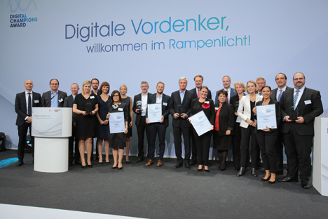Telekom und 'WirtschaftsWoche' verleihen erstmalig Digital Champions Award - Die Digital Champions 2016 auf einen Blick (Foto: Telekom)