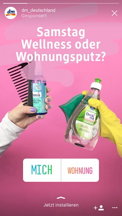 Oddity und dm setzen auf bunte Digital-Kampagne für 'Mein dm-App' - Die neue digitale Kampagne erreicht Kunden auf Social Media mit fröhlichen Motiven (Bild: oddity)