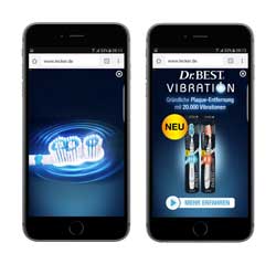 Opera Mediaworks entwickelt mobiles Werbeformat für Dr. Best - Opera Mediaworks macht Werbung zum Anfassen für Dr. Best (Foto:GSK)