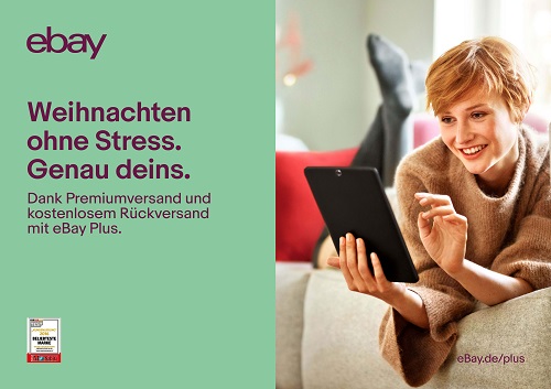 eBay und DDB starten mit neuer Markenkampagne ins Weihnachtsgeschäft - Mit dem Claim 'Genau deins.' positioniert sich eBay neu (Foto: eBay)