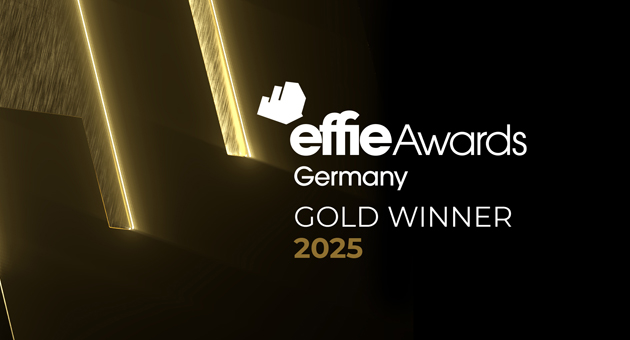 Effie Germany 2025: Viermal Gold für kreative Effektivität -