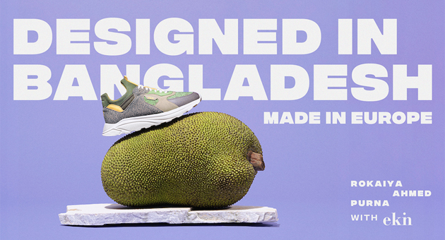 Accenture Song will bei ekn footwear neue Akzente setzen - Das Unisex-Sneaker-Modell aus veganen Materialien kreierte die Designerin Rokaiya Ahmed Purna aus Bangladesch - Foto: Accenture Song