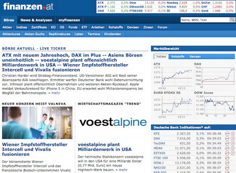 Axel Springer bringt finanzen.net nach Österreich -