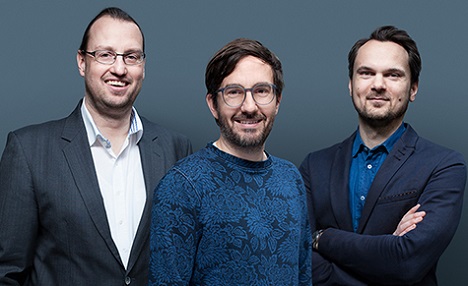 Frank Schliefer, Roman Hilmer und Christoph Kthe (v.l.) leiten die neue fischerAppelt AR-/VR-Unit (Foto: fischerAppelt)