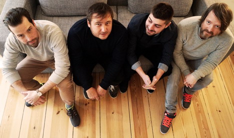 fischerAppelt erweitert das Kreativteam - Das neue CD-Trio Yannick Labbé, Michael Kucharski und Nuno Cristino unterstützt bei fischerAppelt Kreativchef Daniel Wellschmiedt (v.l.n.r.)