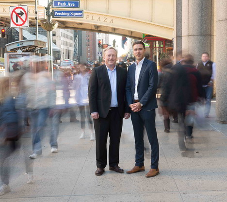 fischerAppelt expandiert in die USA - Vorstand Andreas Fischer-Appelt und Managing Director Alexander C. Schaper (v.l., Foto: fA)