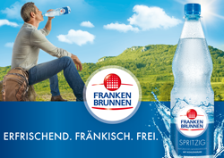 SWZ launcht Kampagne für Franken Brunnen - Die neuen Plakatmotive von Franken Brunnen wurde von SWZ entwickelt (Foto: Franken Brunnen)