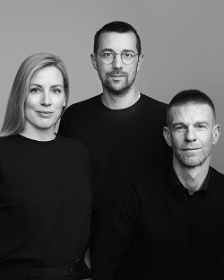Lifestyle-Agentur Haebmau startet internationales Agenturnetzwerk - v.l.n.r.: Celine Kloetzer, Olivier Bourgis und Roel de Cooman