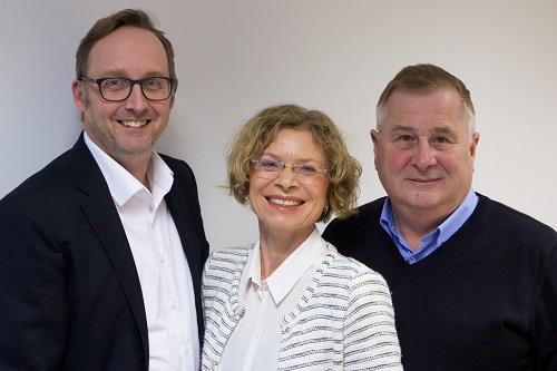 Neue Gesellschafter-Runde bei Dr. Haffa & Partner (vl.): Sebastian Pauls, Dr. Annegret Haffa und Dr. Horst Hfflin (Foto: Dr. Haffa & Partner)