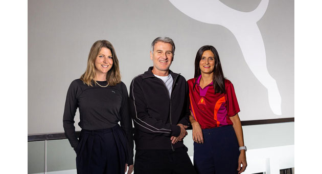 Puma verpflichtet adam&eveDDB als globale Kreativ-Agentur - Die adam&eveDDB-CEO Miranda Hipwell (links) freut sich auf die Zusammenarbeit miit Richard Teyssier und Julie Legrand - Foto: Puma