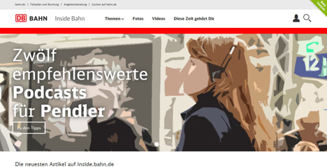 Seit kurzer Zeit online: DB-Portal inside.bahn.de (Foto: Screenshot)