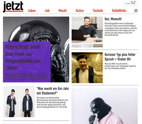 SZ renoviert jetzt.de - Dummy des neuen Auftritts von jetzt.de (Foto: Tumblr)