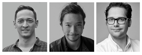 V.l.n.r.: Francis Trapp, Toan Nguyen und Teja Tpfer (Foto: Facelift, Jung von Matt/Sports und Brandew IO)