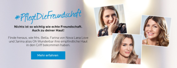 Shift und La Roche-Posay setzen auf Influencer - Unter dem Hashtag #PflegtDieFreundschaft trommeln die Influencer für La Roche-Posay (Foto: Shift)