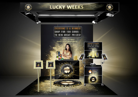 Ogilvy lädt Fraport-Kunden zu den Lucky Weeks ein - Die Promo soll in die Shops locken und zur Registrierung für´s Rewards-Programm des Fraport animieren (Bild: Ogilvy & Mather)