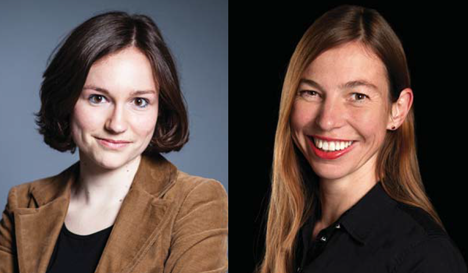Strategy Corner: Digital sprengt Mauern - auch in der Arbeitswelt der Agenturen - Kommunikationsberaterin Gesine Märten (l.) und Strategin Michaela Jausen (Bilder: APG)