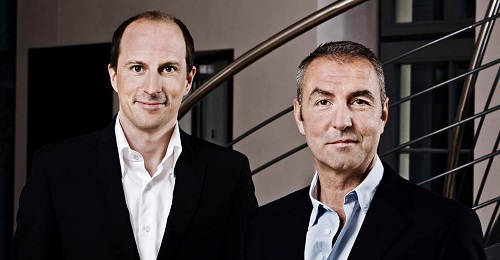 mediascale steigert Gross Income um sieben Prozent - Julian Simons und Wolfgang Bscheid (v.l.), beide Geschäftsführer mediascale, freuen sich über eine positive Geschäftsbilanz (Foto: mediascale)