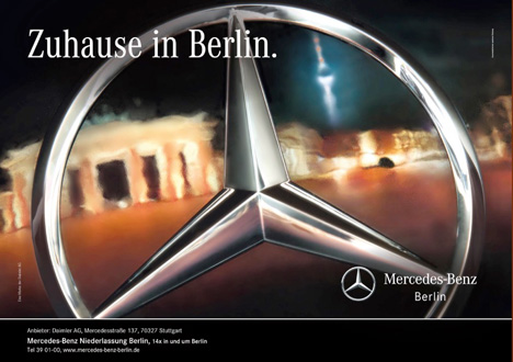Strachwitz & Gerhard gewinnt Niederlassung Mercedes-Benz Berlin - Plakatmotiv von Strachwitz & Gerhard (Foto: Agentur)