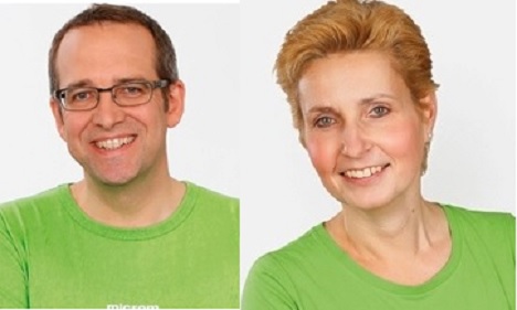 Rolf Kppers und Sabine Ahlemeier (Foto: microm)