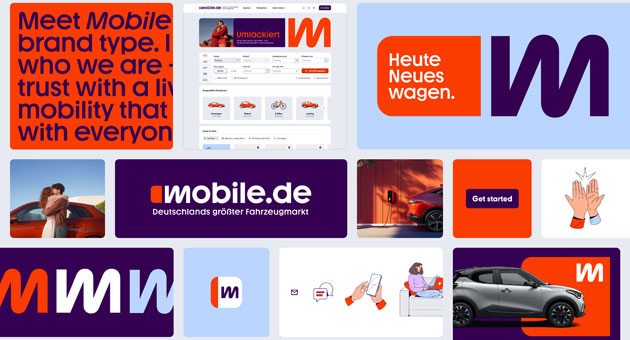 Mobile.de gönnt sich nach 29 Jahren neues Corporate Design - Mutabor kreierte das neue Design für Mobile.de - Foto: Mobile.de